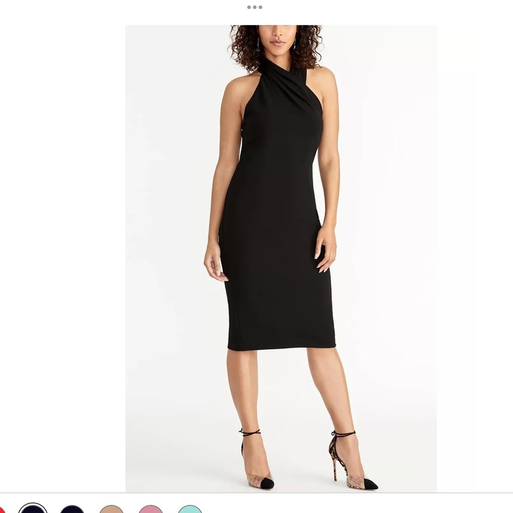 Halter Sheath Cocktail Dress